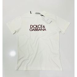 CAMISETA DOLCE & GABBANA ALGODÃO TURCO - SP GRIFES - Camisetas Importadas no Atacado