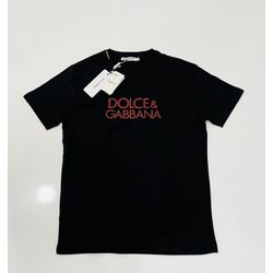 CAMISETA DOLCE & GABBANA ALGODÃO TURCO - SP GRIFES - Camisetas Importadas no Atacado