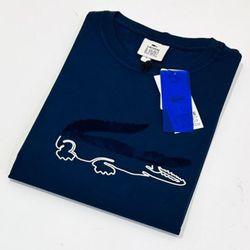 CAMISETA LACOSTE Azul escuro - SP GRIFES - Camisetas Importadas no Atacado