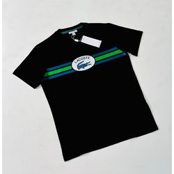 CAMISETA LACOSTE PRETO - SP GRIFES - Camisetas Importadas no Atacado