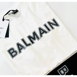 CAMISETA BALMAIN MALHA CHINESA - SP GRIFES - Camisetas Importadas no Atacado