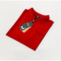 GOLA POLO BOSS VERMELHA - SP GRIFES - Camisetas Importadas no Atacado