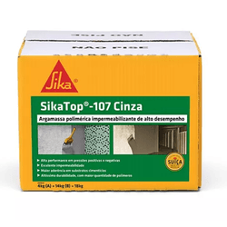 ARGAMASSA POLIMERICA DE ALTO DESEMPENHO 18KG - SIK... - SUPER IMPER