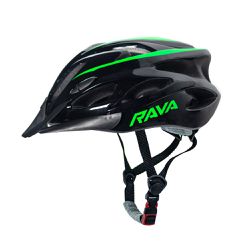 Capacete Mtb Rava Space Iii Preto / Verde - 60512... - Station Bike