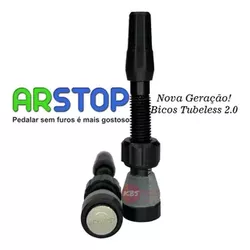 VALVULA TUBELESS ARSTOP PRESTA 85 MM - ARSTOP85 - Station Bike