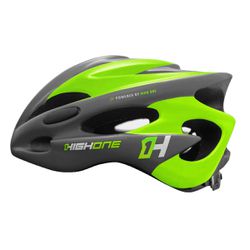 Capacete Mtb High One Volcano Cinza/verde Fluoresc... - Station Bike