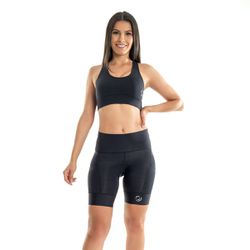 Bermuda Rh Feminina Cos Largo Preto - 4305021G - Station Bike