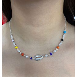 Colar Chocker white color - 999999WC - Stefania