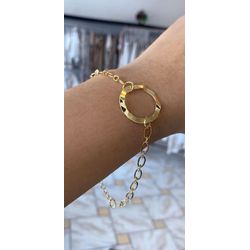 Pulseira com redondo - 999999PR - Stefania