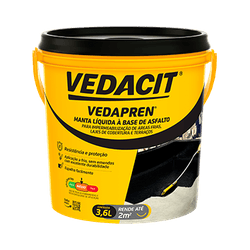 Vedacit Vedapren - Preto - 3,6kg - 7897321118049 - STH Santa Helena