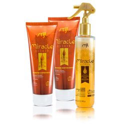 KIT UMECTAÇÃO MIRACLE SH. MASC. FLUIDO - R100473 - STIJL 