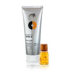 KIT HIDRONUTRICAO CARBON VITA C MASCARA E OLEO - R... - STIJL 