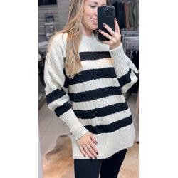Blusa Listras Biamar Bege - 23772 - STILOMOR