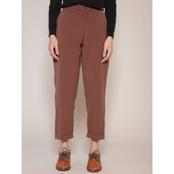 Calça em Alfaiataria Visco Marrom - 28392 - STILOMOR
