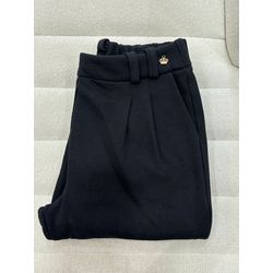 Calça Alfaiataria Forrada Preta - 28066 - STILOMOR