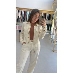 Calça Wide Leg Linho Com Cinto - 26329 - STILOMOR