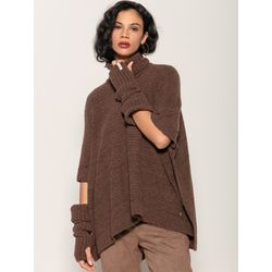 Capa Oversized c/ Mangas Removíveis e Gola Alta Bi... - STILOMOR