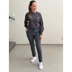 Conjunto Molecotton Risca de Giz Cinza - 21912 - STILOMOR