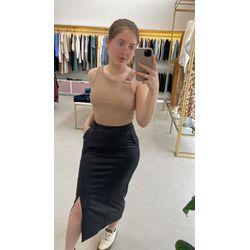 SAIA MIDI CIRRE COM FENDA - 22760 - STILOMOR