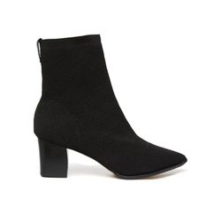 Bota Bico Fino Malha Anselmi - Preta - 22753 - STILOMOR