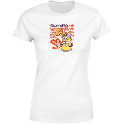 Camiseta Baby Look Feminina Branco Grafitti Stillo... - Stillo's Brother