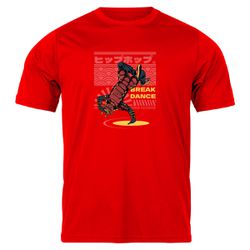 Camiseta Masculina Vermelho Samuray Breakdance Sti... - Stillo's Brother