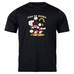 Camiseta Masculina Preta Fogo na Bomba Stillo's Br... - Stillo's Brother