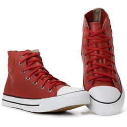 Bota Feminina Couro Legítimo New York - Vermelho -... - St. Lucy