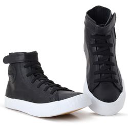 Bota Feminina em Couro Legítimo Virginia - Preto -... - St. Lucy