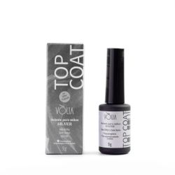 Top Coat Silver Glitter 9g Vòlia - Bella Store