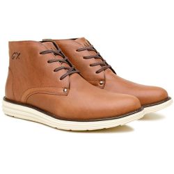 Bota Masculina Ankleboot Em Couro Com Palmilha Gel... - Calçados Web Brasil