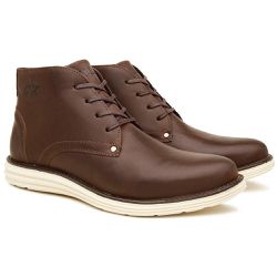 Bota Masculina Ankleboot Em Couro Com Palmilha Gel... - Calçados Web Brasil