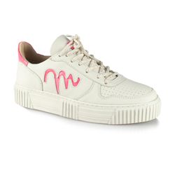 Tênis Casual Feminino Street Em Couro Sola Costura... - Calçados Web Brasil