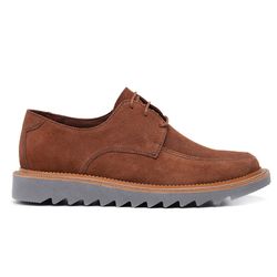 Sapato Masculino Oxford Derby Tratorado Couro Prem... - Calçados Web Brasil