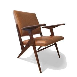 Poltrona Kid de Couro - Zanine Caldas - Studio Arqcasa
