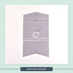 Embalagem Envelope - 13x8 cm - EEK284 - Studio Office K