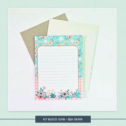 Kit Bloco 12x16 - Seja Grata - BLO0012 - Studio Office K