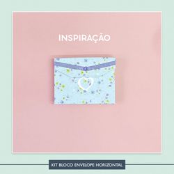 Kit Bloco Horizontal - envelope - COR0007 - Studio Office K