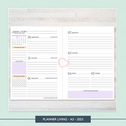 Planner 2025 - A5 LIVING - LIV787 - Studio Office K