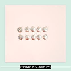 Pingentes 10 mandamentos - 7BB795 - Studio Office K