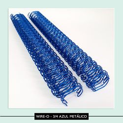 Wire-o 3/4 - Passo 2x1 - 6E3A81 - Studio Office K