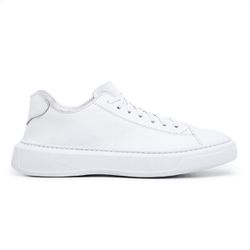 Tênis Guitte Arpoador All White Couro Legítimo - ... - SENHOR DOS CALÇADOS