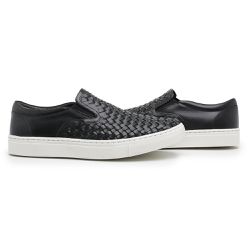 Sapato Loafer Guitte Iate Trisse Preto Couro Legít... - SENHOR DOS CALÇADOS