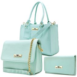 Kit Com 2 Bolsas Femininas Transversais e 1 Cartei... - Atacado Leandrinho