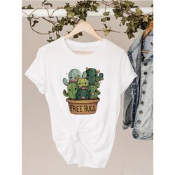 Camiseta Estampada Frente Cactus Free Hugs - CACTU... - Atacado Leandrinho