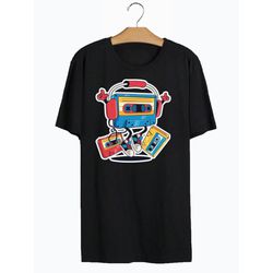 Camiseta Estampada Frente Fita Cassete Musica Vint... - Atacado Leandrinho