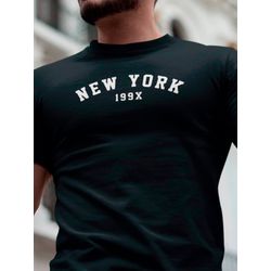 Camiseta Estampada Frente New York 199X - NY119X - Atacado Leandrinho