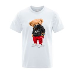 Camiseta Estampada Frente Urso Hello Sport Esporte... - Atacado Leandrinho
