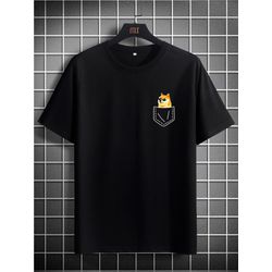 Camiseta Estampada Frente Cachorro Oculos Escuro -... - Atacado Leandrinho