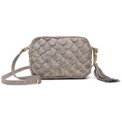 Bolsa Pequena em Couro de Pirarucu (Arapaima gigas... - Taia 